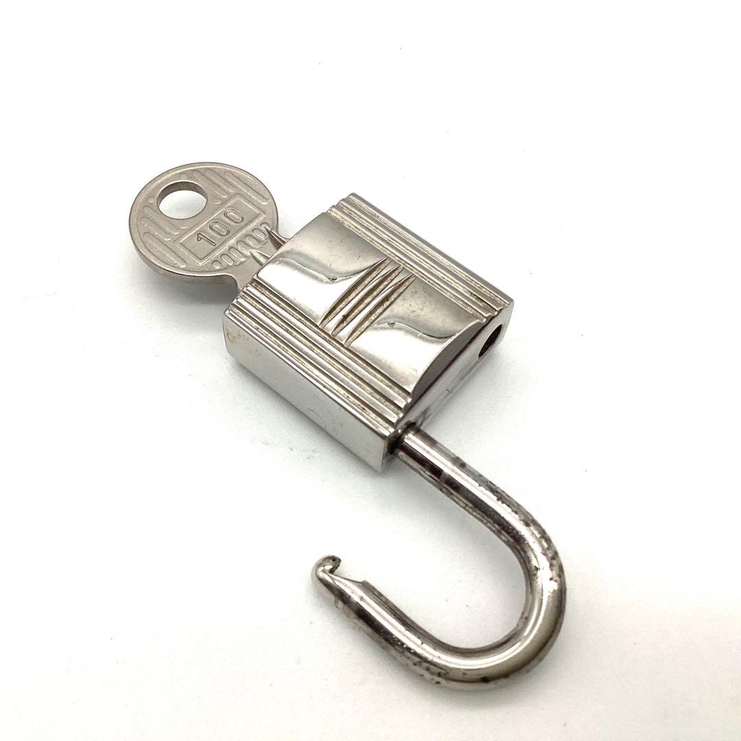 エルメス　カデナ　no.100 パドロック　鍵　シルバー　男性　女性