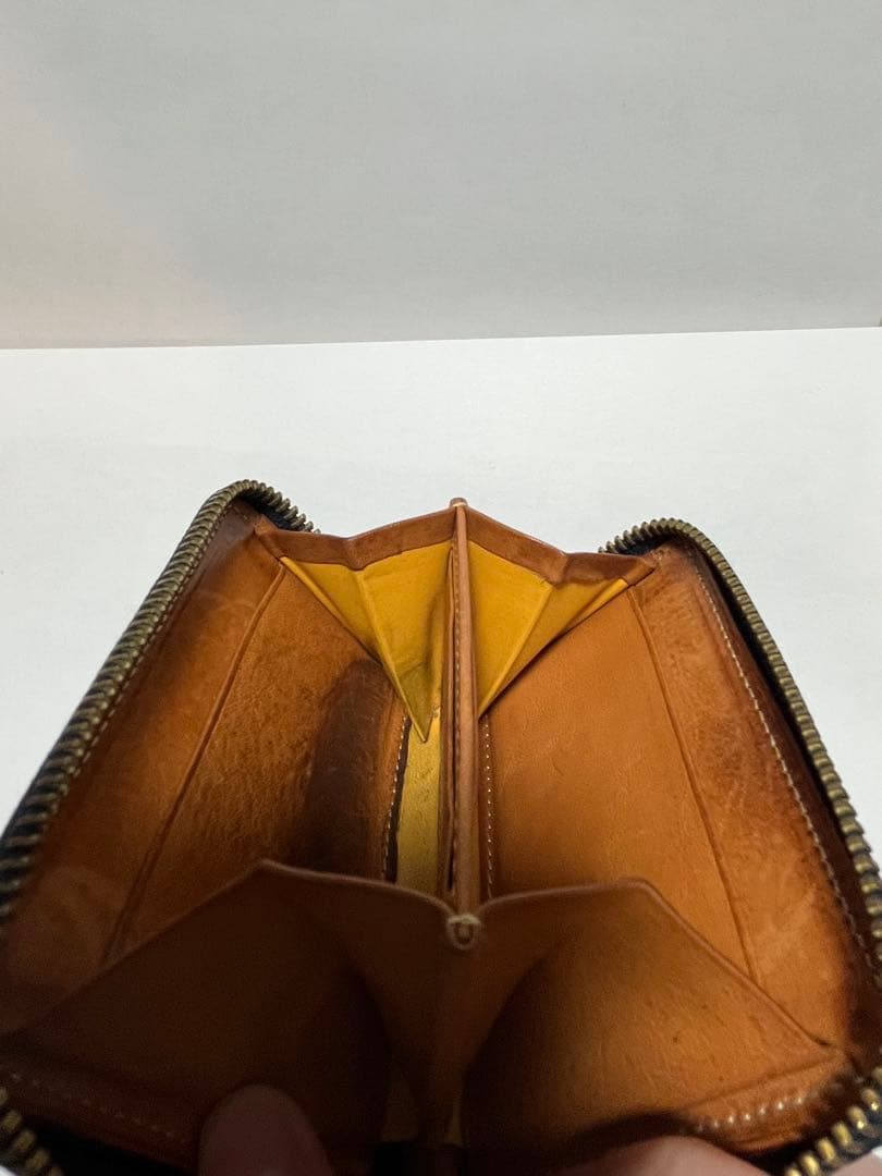 【美品】GANZO ガンゾ　リザード　トカゲ革　小銭入れ　ネイビー