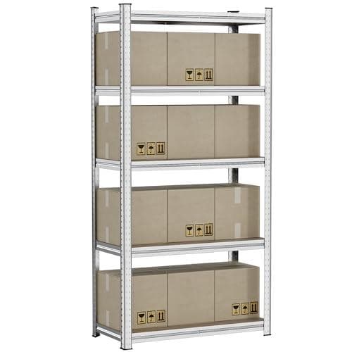 Alebert「アレベルト」 スチールラック 5段 幅90*奥行40*高さ18b