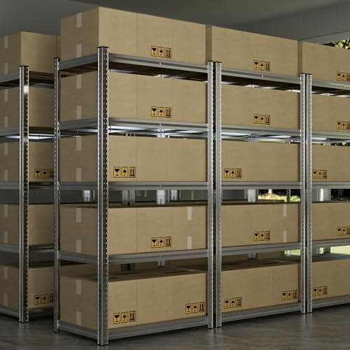 Alebert「アレベルト」 スチールラック 5段 幅90*奥行40*高さ18b