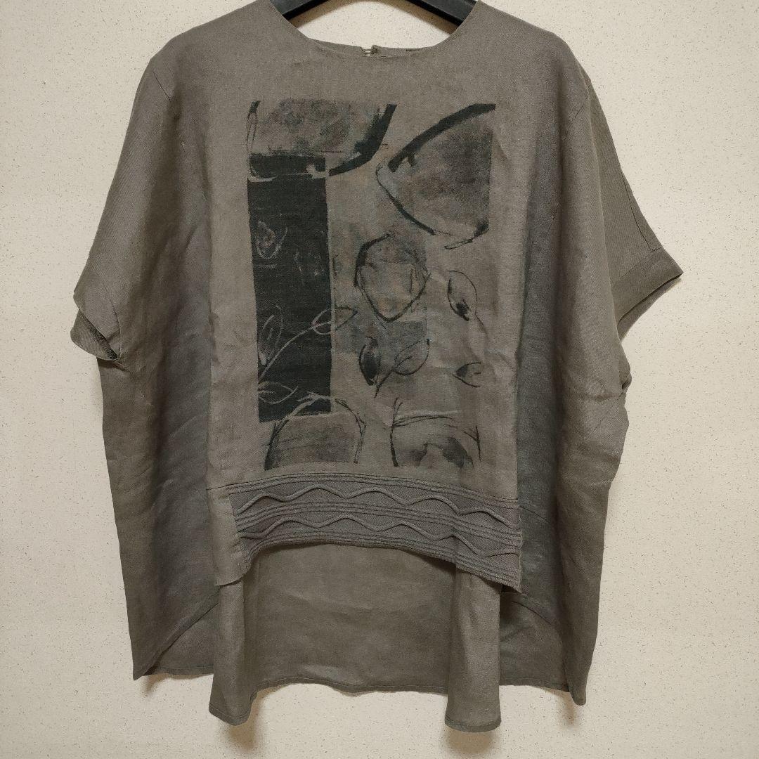 ヨシヨシバイピージェイ　yoshi yoshi by pj プルオーバー　麻