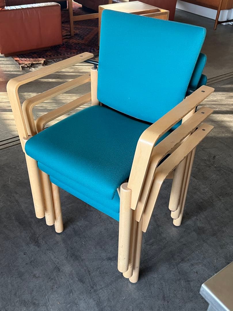 ホウトク ポストモダン調チェア3脚セット