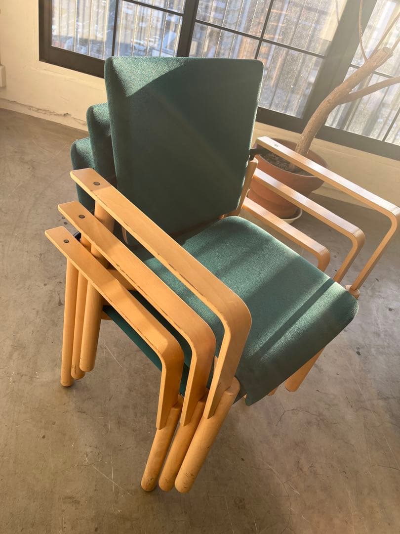 ホウトク ポストモダン調チェア3脚セット