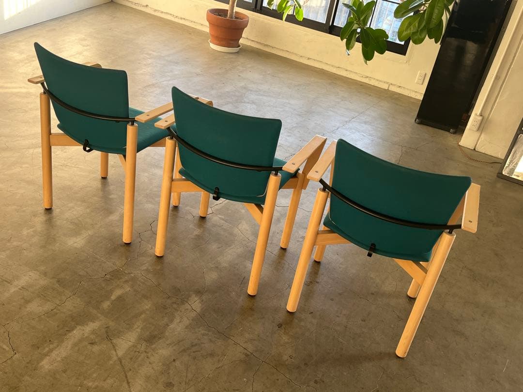 ホウトク ポストモダン調チェア3脚セット