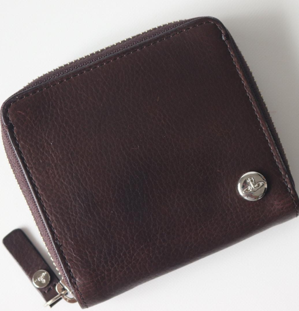 新品【ヴィヴィアンウエストウッド】ラウンドファスナー二つ折り財布 プレゼント最適