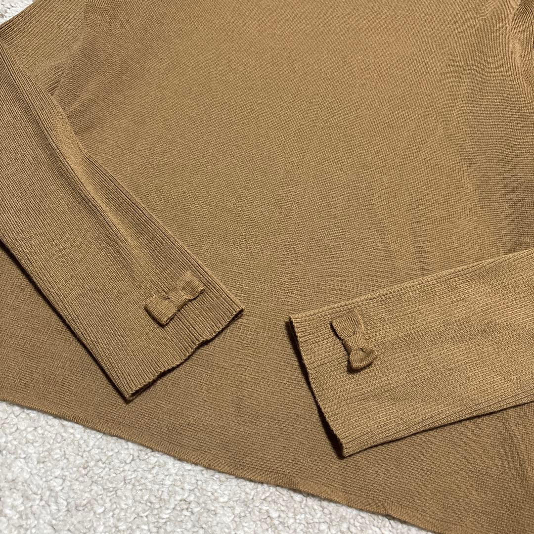 エムズグレイシー　フリル襟　タートルネックニット　サイズ40