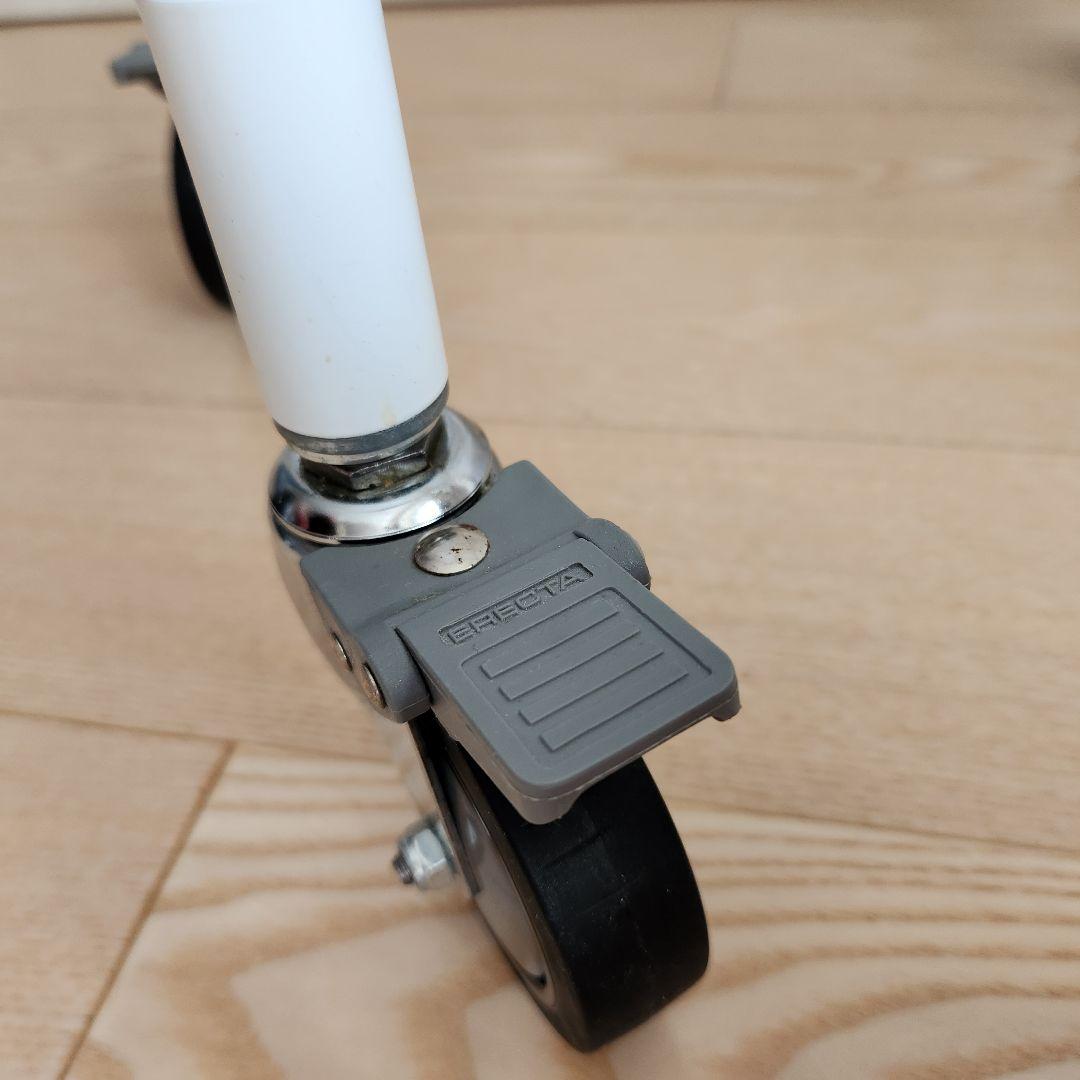 ホームエレクター 細型すき間収納ワゴン ウレタンキャスター付き 白 中古品