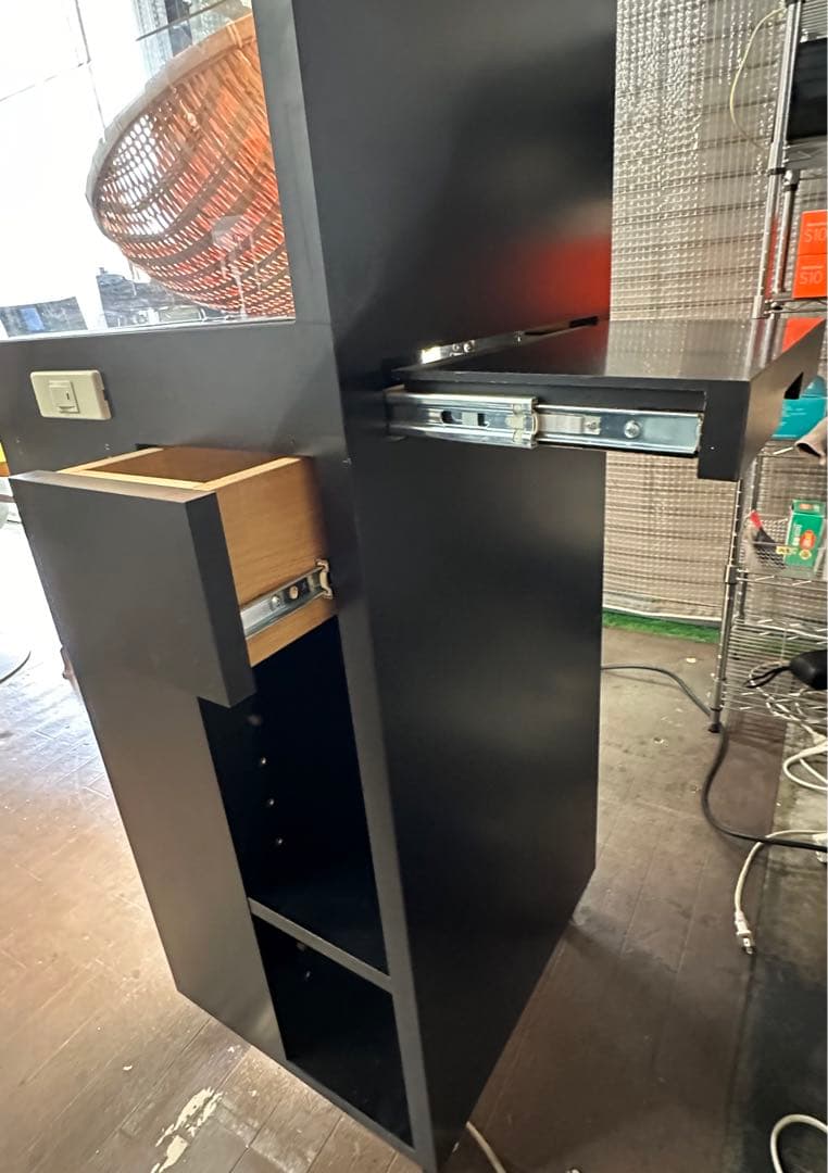 【(注)大阪市内限定配送込み価格】 レア！ 特注品 実演 販売 台 什器 屋台