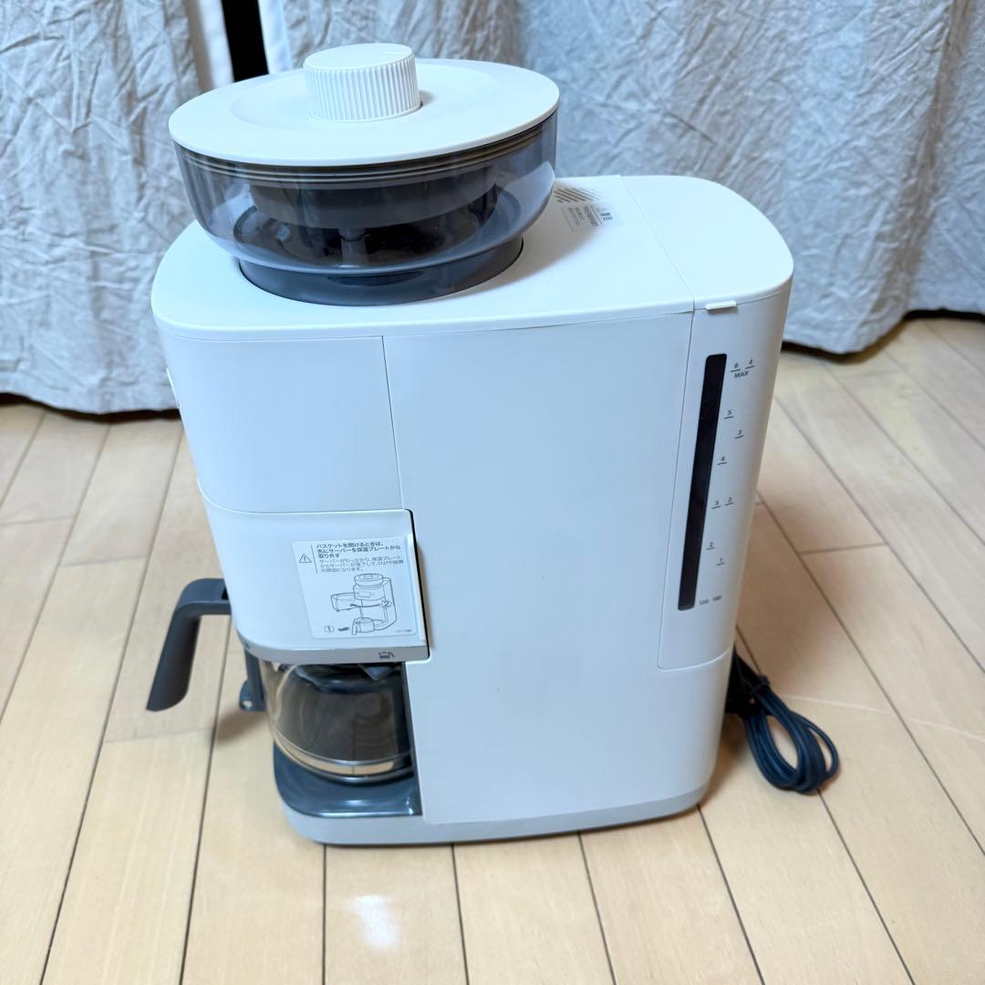 シロカ 限定カラー コーン式全自動コーヒーメーカー SC-C251ライトグレー