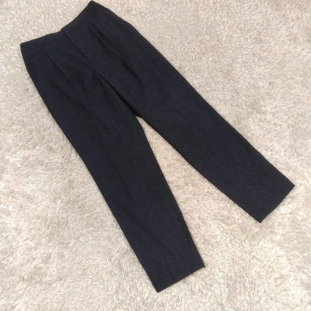 ポールスチュアート　ノーカラージャケット　パンツスカート　スーツセットアップ6M