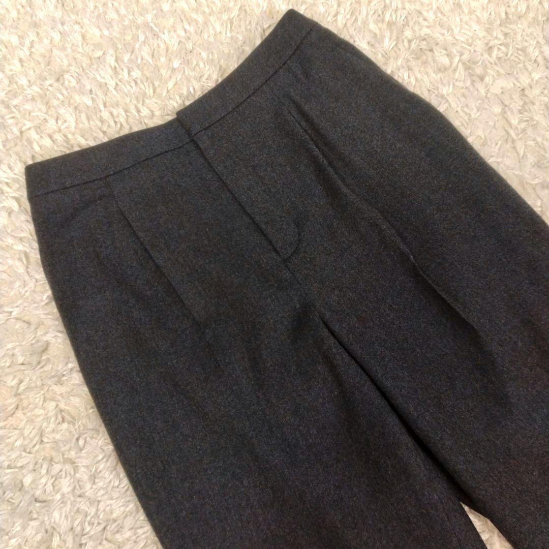 ポールスチュアート　ノーカラージャケット　パンツスカート　スーツセットアップ6M