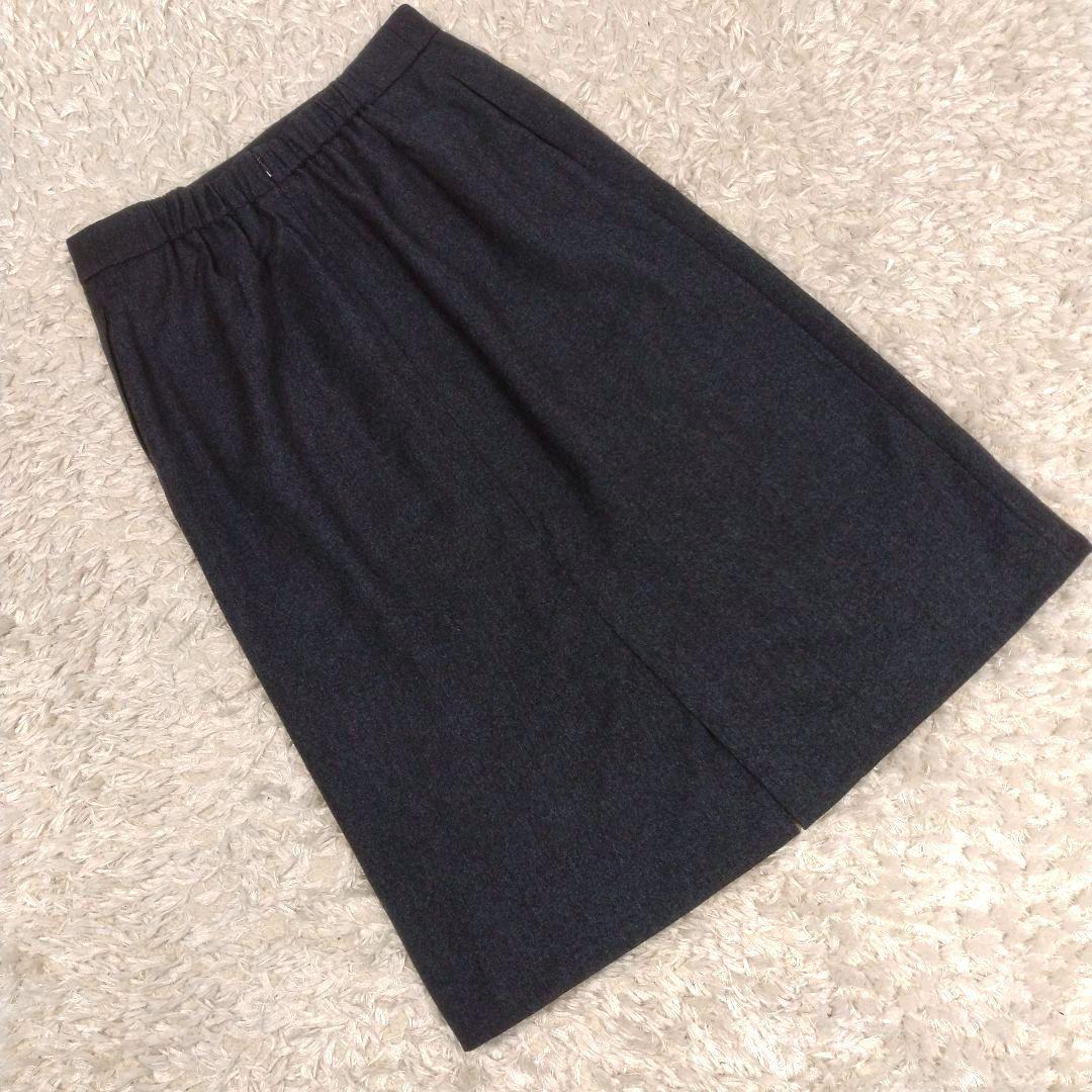 ポールスチュアート　ノーカラージャケット　パンツスカート　スーツセットアップ6M