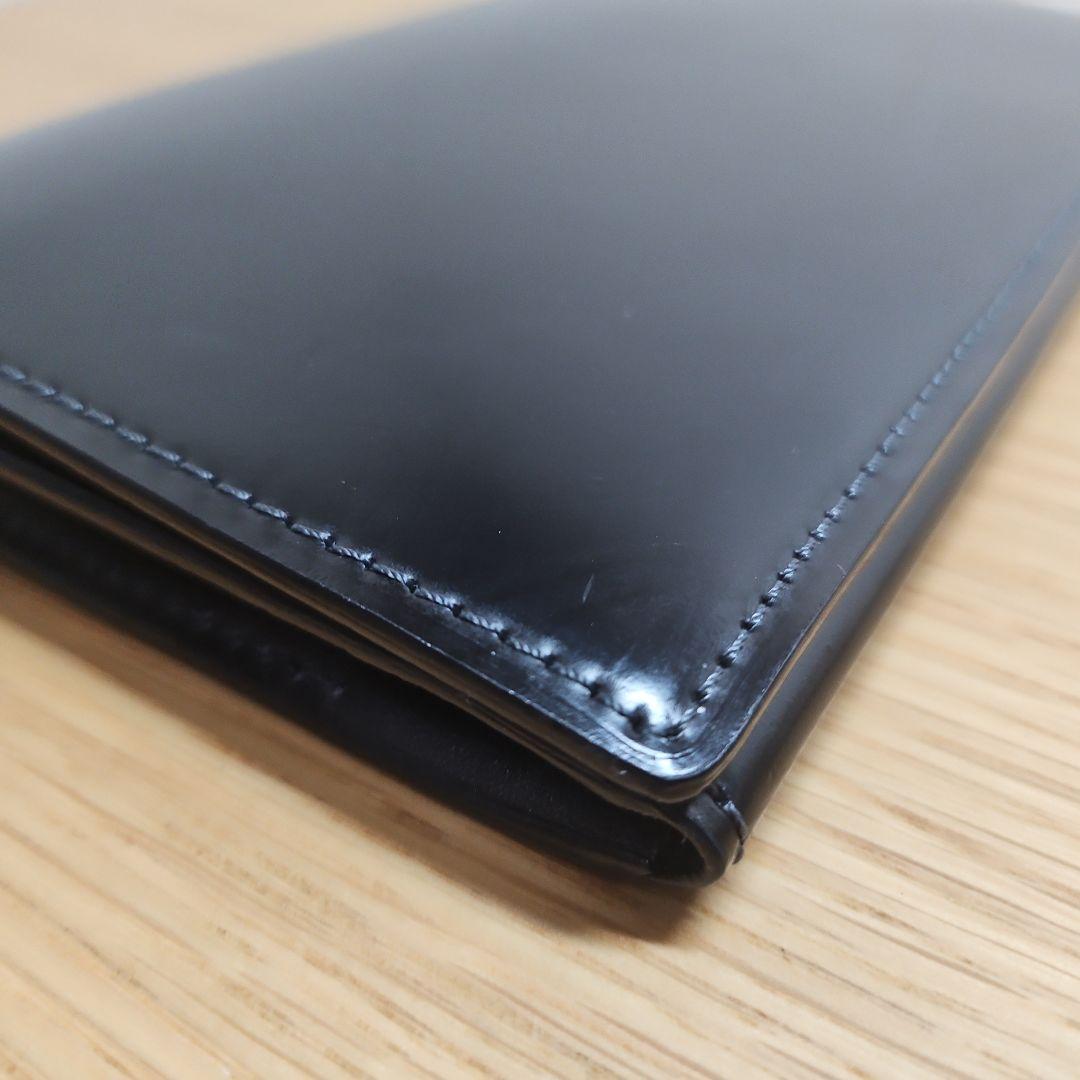 【希少】Paul Smith 長財布 最上級 蝋引き コードバン BLACK