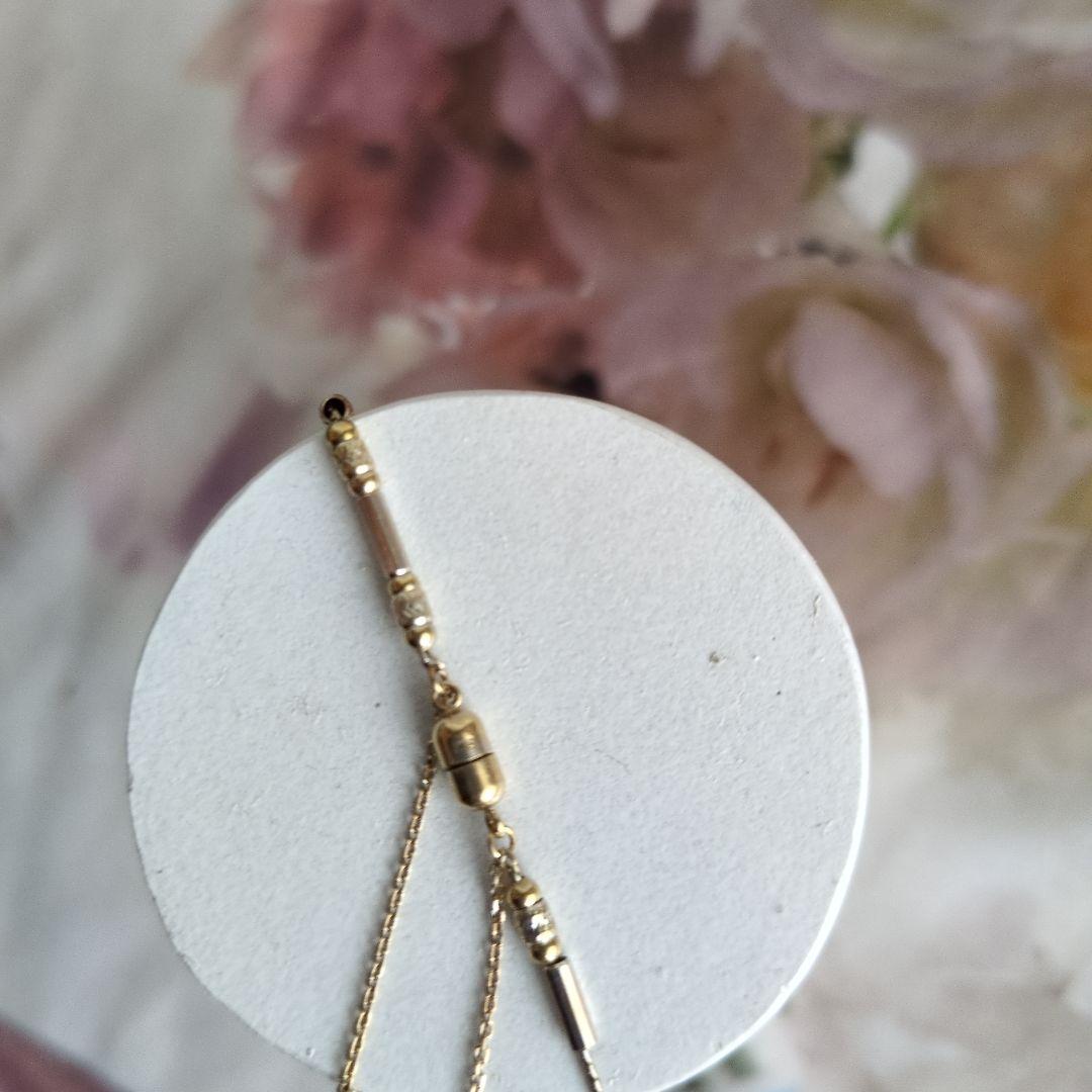 ✿美品✿18金　ブレスレット　4.84 グラム　　保証書付き　マグネット式