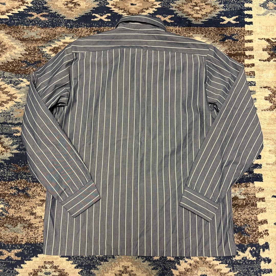 Schott ショット 刺繍 ワークシャツ ストライプ アメカジ バイク