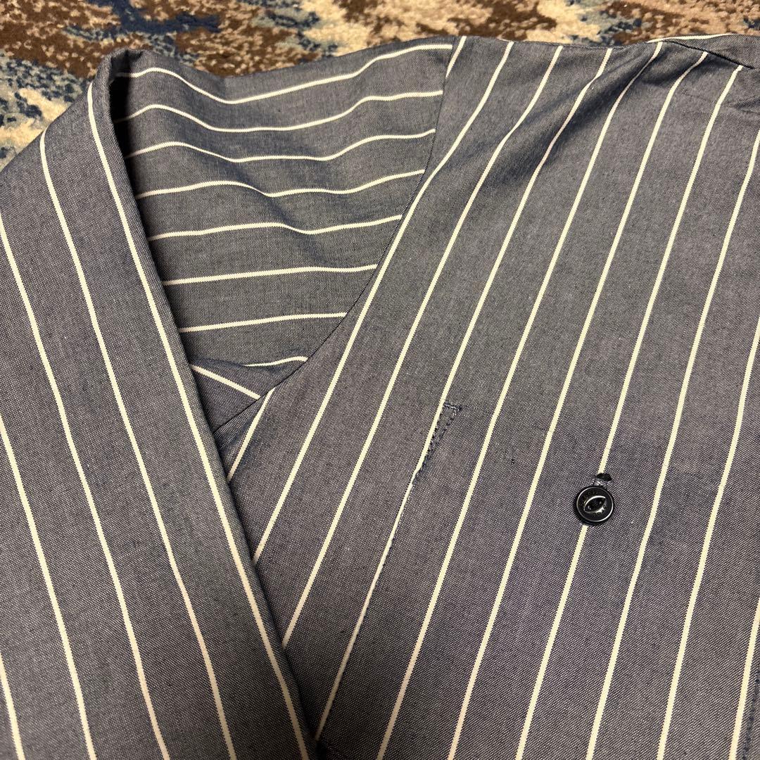 Schott ショット 刺繍 ワークシャツ ストライプ アメカジ バイク