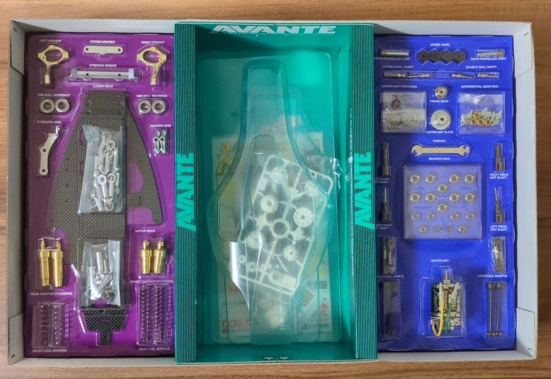 【未開封、未組立】タミヤ 4WDレーシングバギー アバンテ (2011)