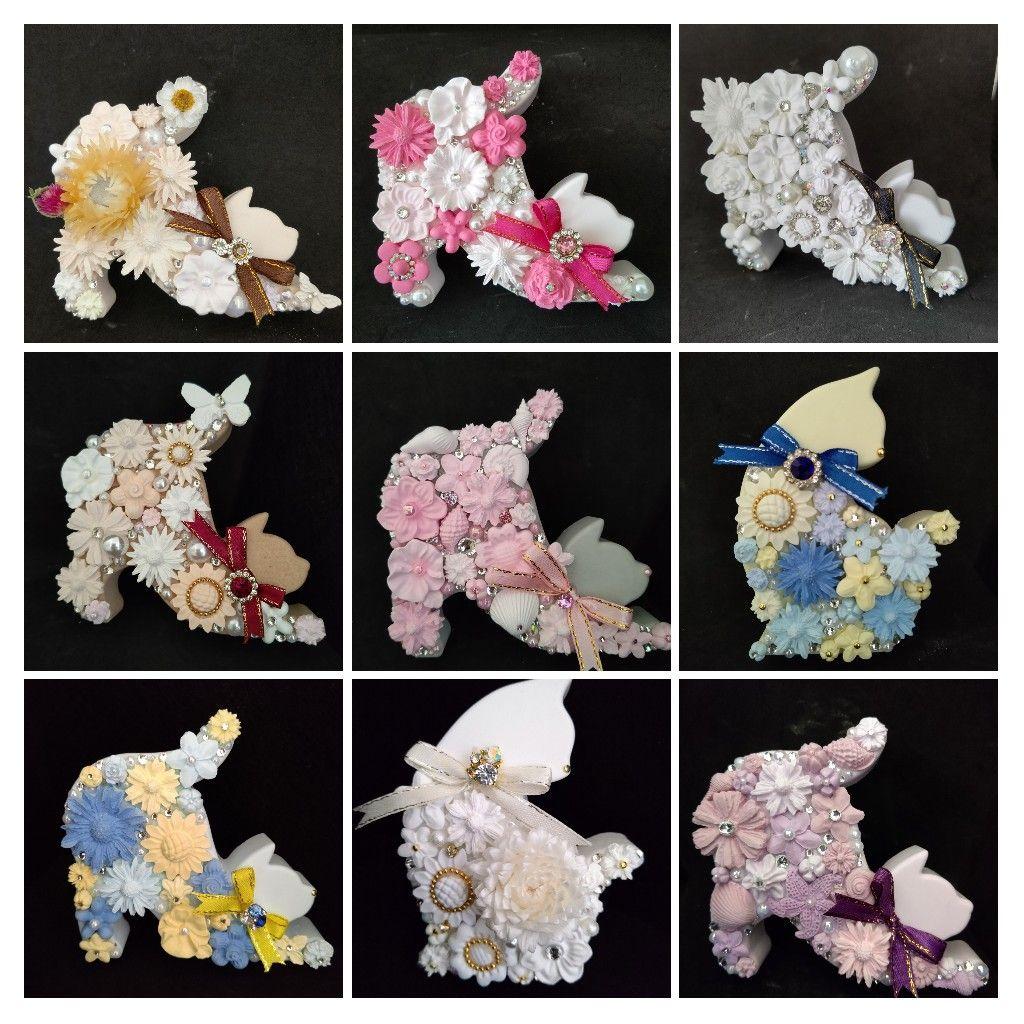 大型アロマストーン◼️ジュエリーフラワーcat