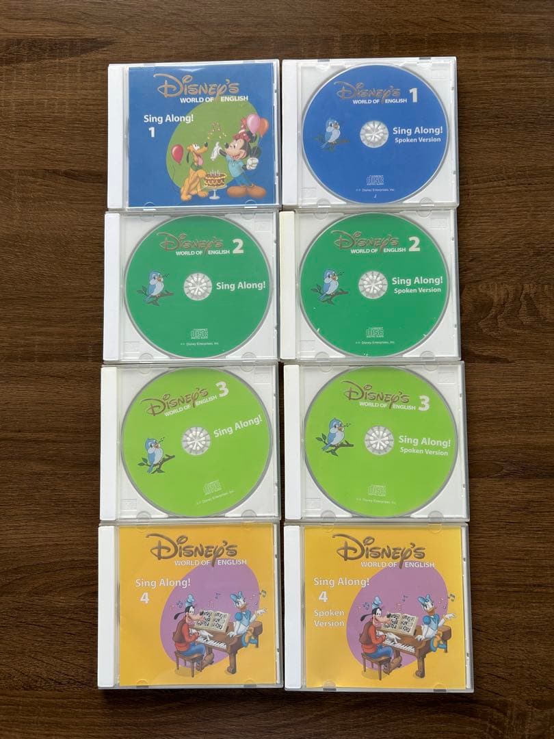【美品】DWE　Sing Along シングアロング　絵本 CD ディズニー英語
