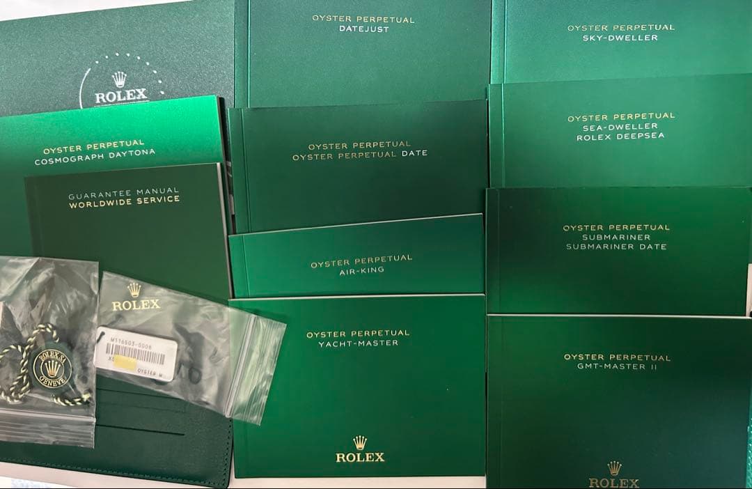 ロレックス純正デイトナ・デイトジャストMサイズ BOX 2箱 付属品 計32点