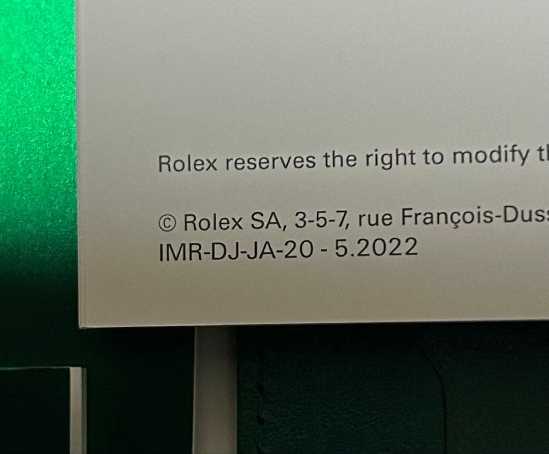 ロレックス純正デイトナ・デイトジャストMサイズ BOX 2箱 付属品 計32点