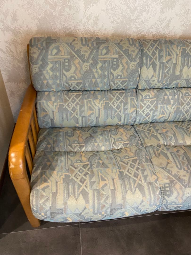 送料込みmaruni レトロヴィンテージ2〜３人掛けソファ