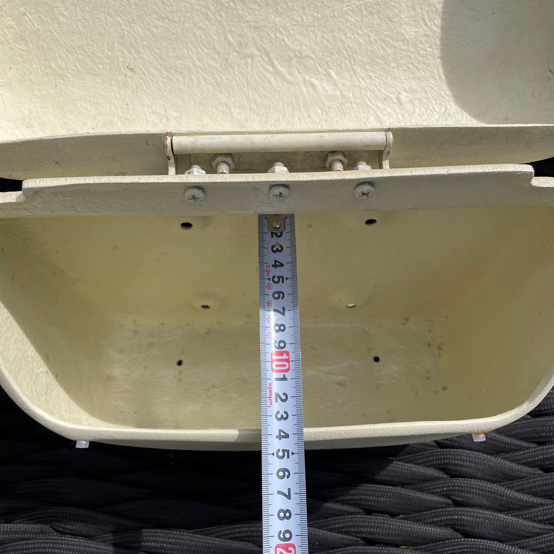 ポスト アイボリー 未使用 ★ 約20年物 レトロ オシャレ / プランター