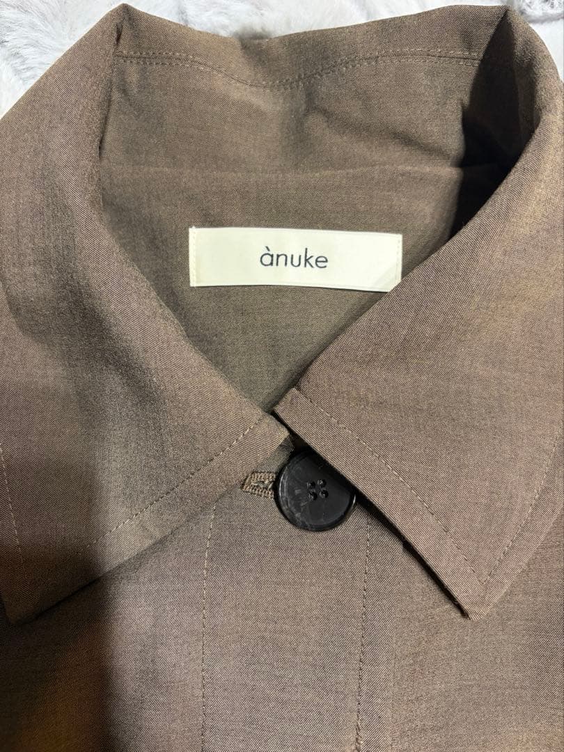 anuke アンヌークSoutiencollar Raglan Coat