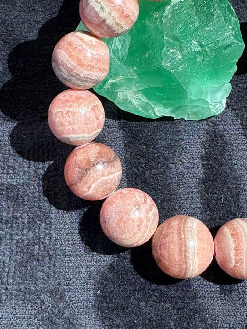 チ宏　インカローズブレスレット　ロードクロサイト