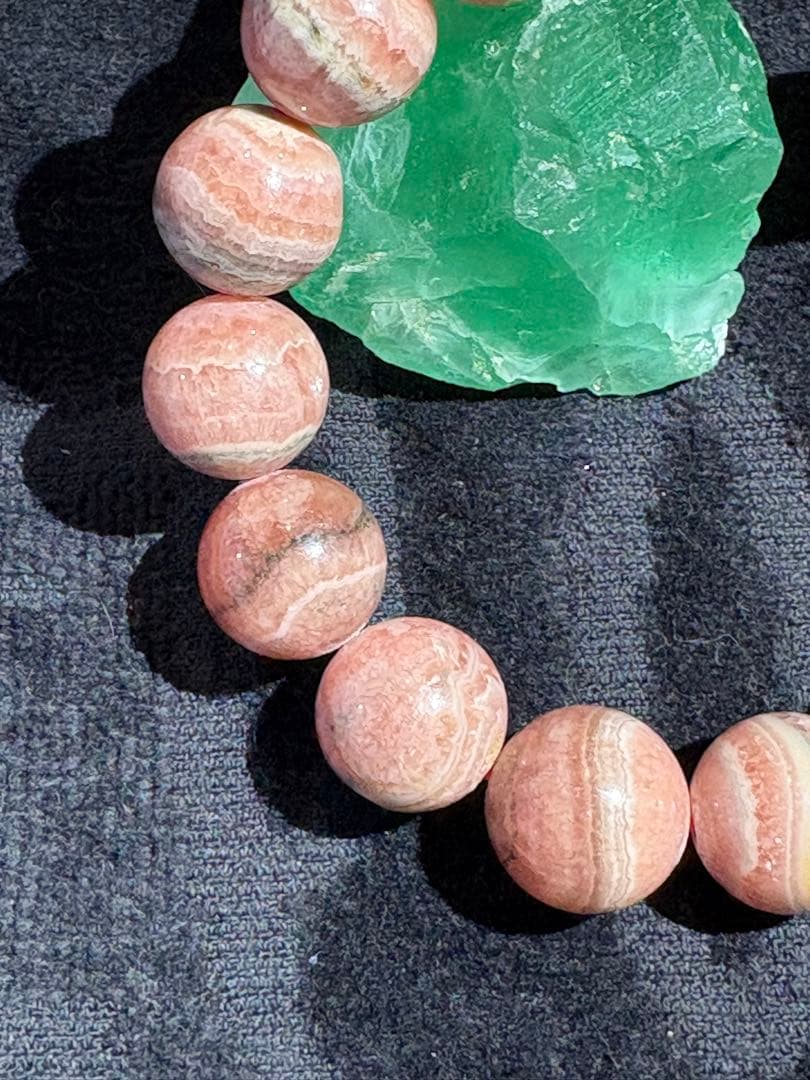 チ宏　インカローズブレスレット　ロードクロサイト