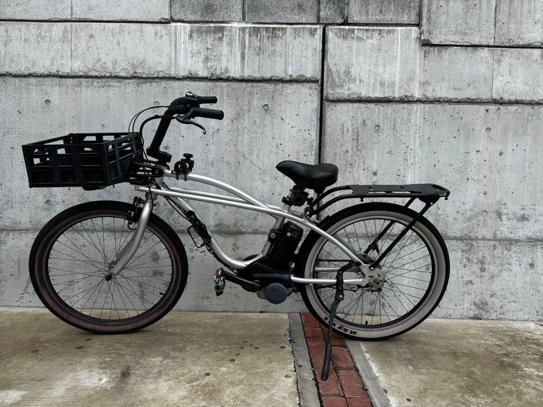 電動アシスト自転車 Panasonic BP02 26型 内装3段変速 シルバー