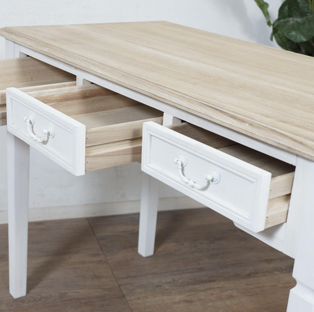 【新品・未使用】　シャビー　アンティーク調　コンソールデスク　幅　100cm