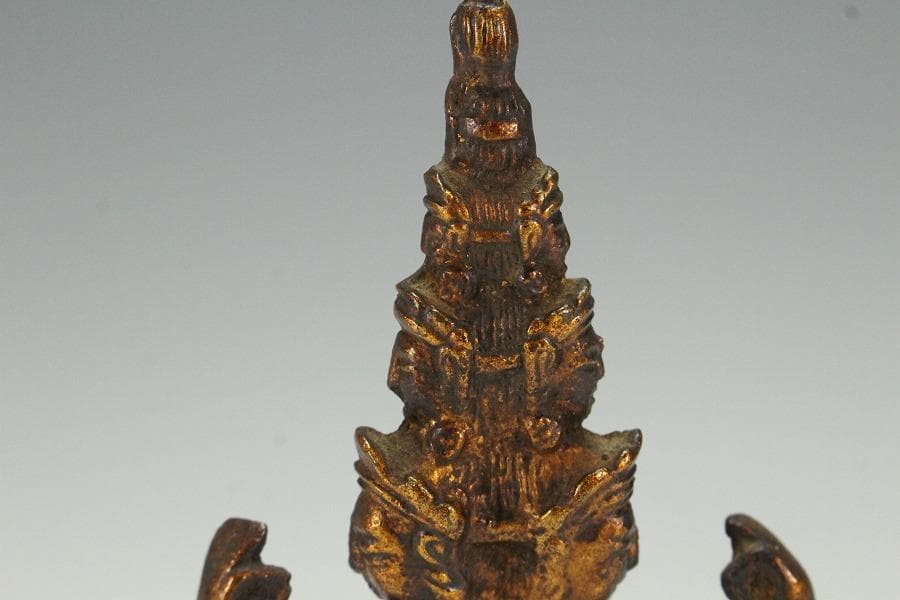 仏教美術 ガンダーラ 銅仏像(K-XA901)