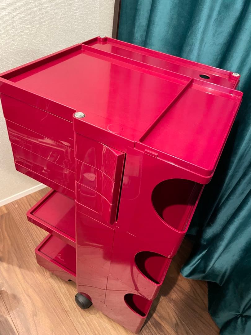 【正規品】ボビーワゴン 3段 ワインカラー B-LINE ジョエコロンボ 正規品