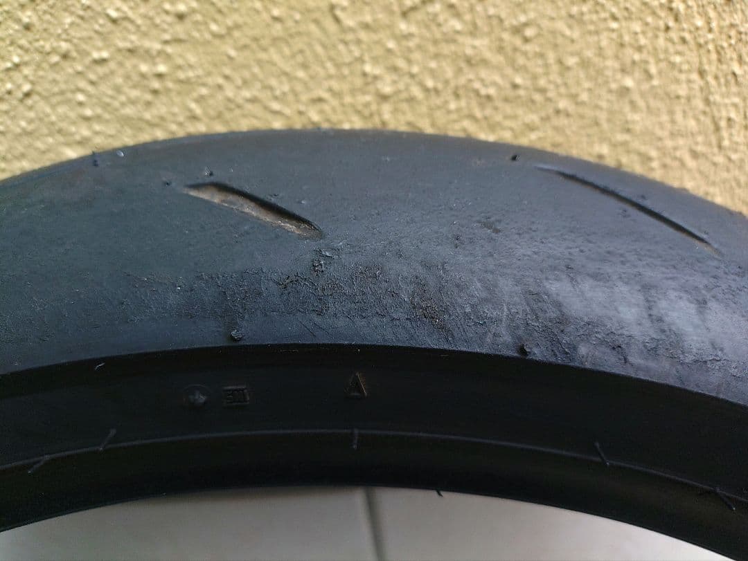 ダンロップ　α-13SP H F110/R150 前後セット 40分バリ山！