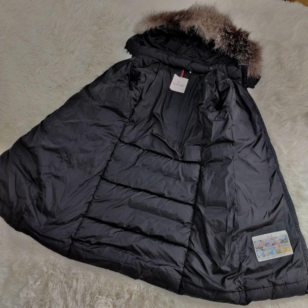 18061✨MONCLER ABELLE ロングダウンジャケット ブラック