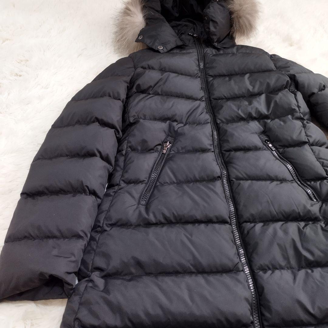 18061✨MONCLER ABELLE ロングダウンジャケット ブラック