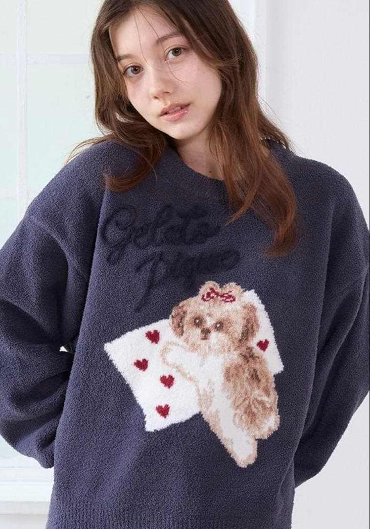 gelato pique シーズー ジャガードプルオーバー