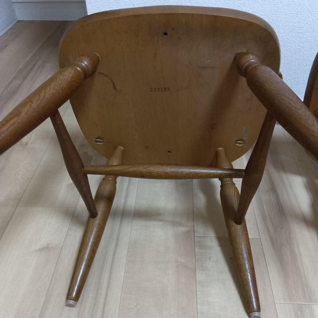 G*i様 木製椅子 2脚セット ヴィンテージ 家具 飛騨の家具　 ダイニングチェ