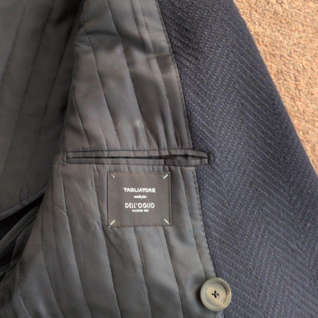 TAGLIATORE　ダークネイビー ダブルブレスト チェスターコート