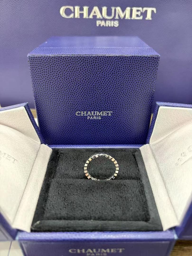 ショーメ Chaumet ビー マイ ラブ ハニカム リング K18WG 52号