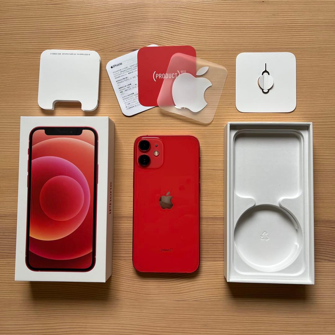 スマートフォン本体 iPhone 12 mini (PRODUCT(RED)) 128GB