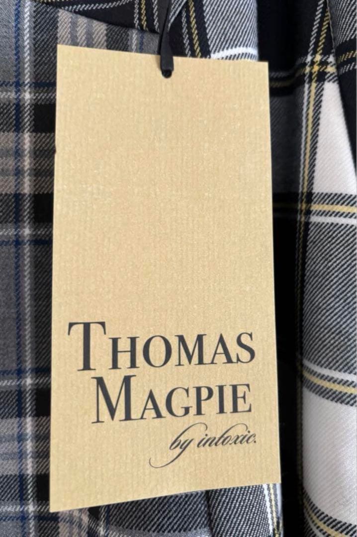 【新品】THOMAS MAGPIE チェック柄フレアスカート