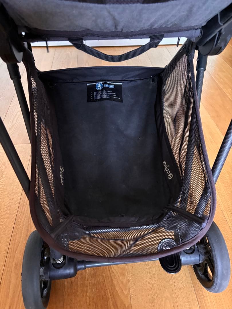 cybex ベビーカー メリオカーボン ディープブラック