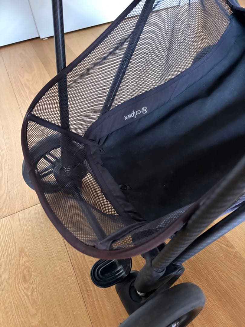 cybex ベビーカー メリオカーボン ディープブラック