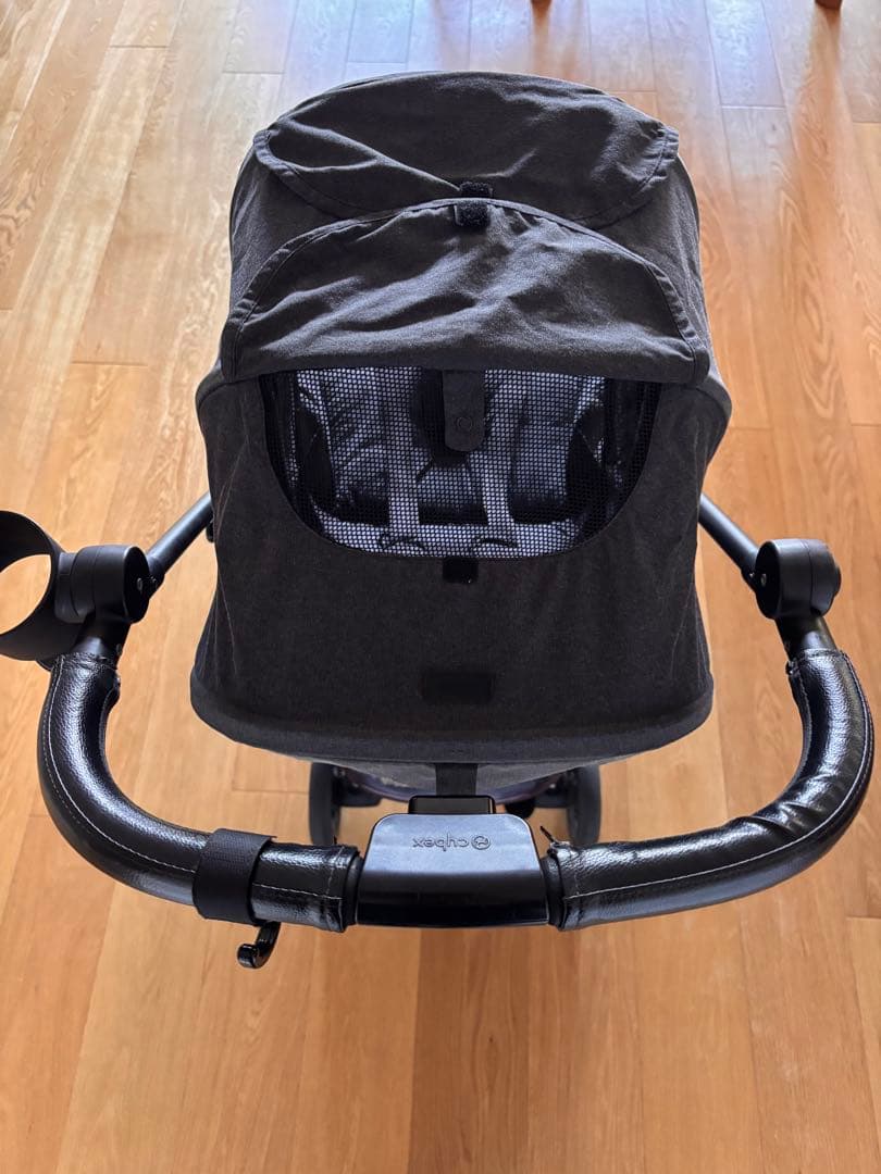 cybex ベビーカー メリオカーボン ディープブラック