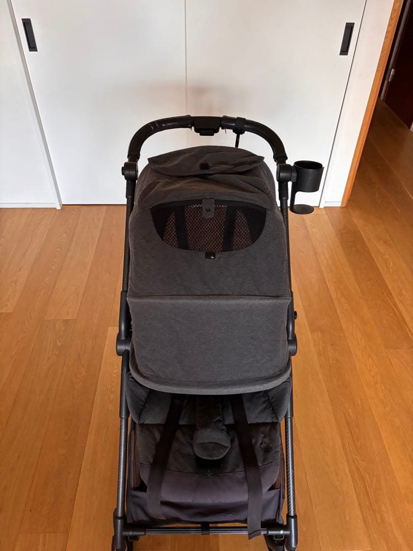 cybex ベビーカー メリオカーボン ディープブラック