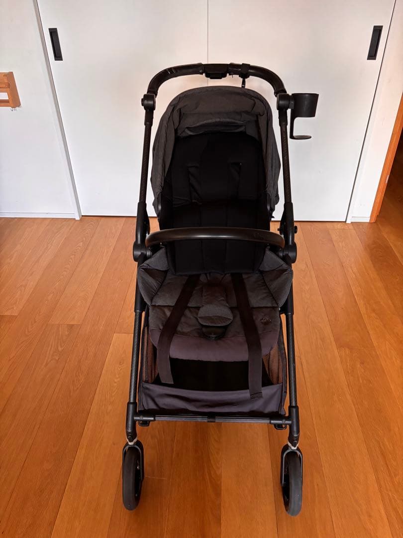 cybex ベビーカー メリオカーボン ディープブラック