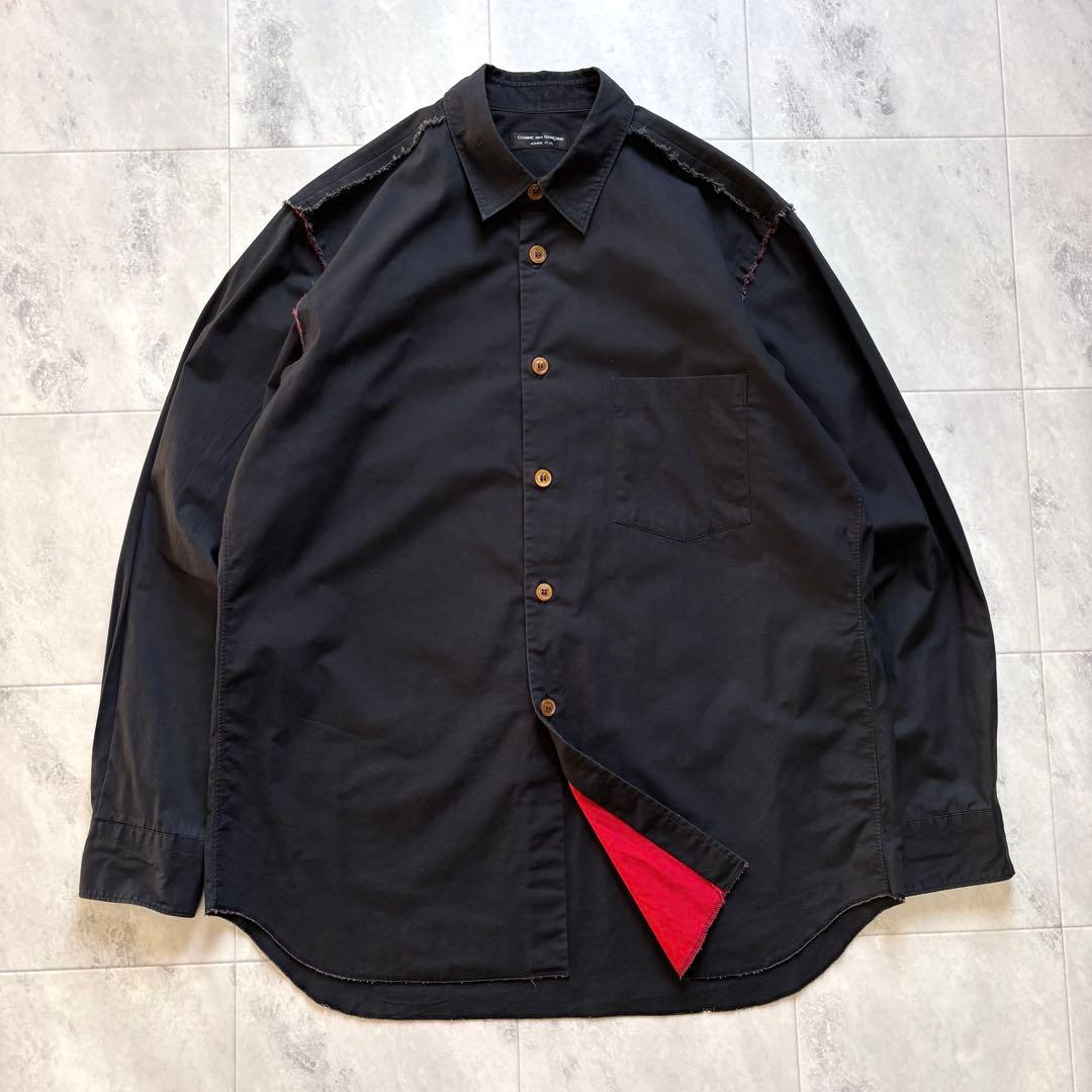 【archive】コムデギャルソンオムプリュス 飴ボタン カットオフシャツ