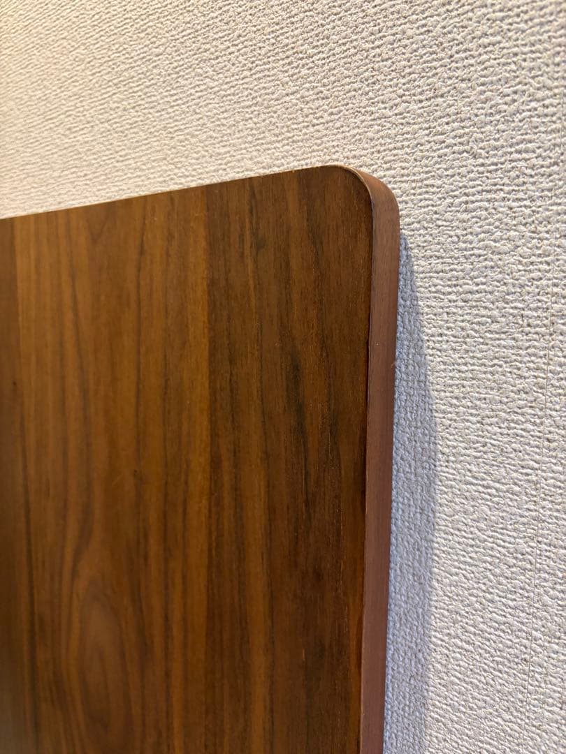 ※引取限定※無印良品　ベッド用ヘッドボード（旧型）ダブル　ウォールナット